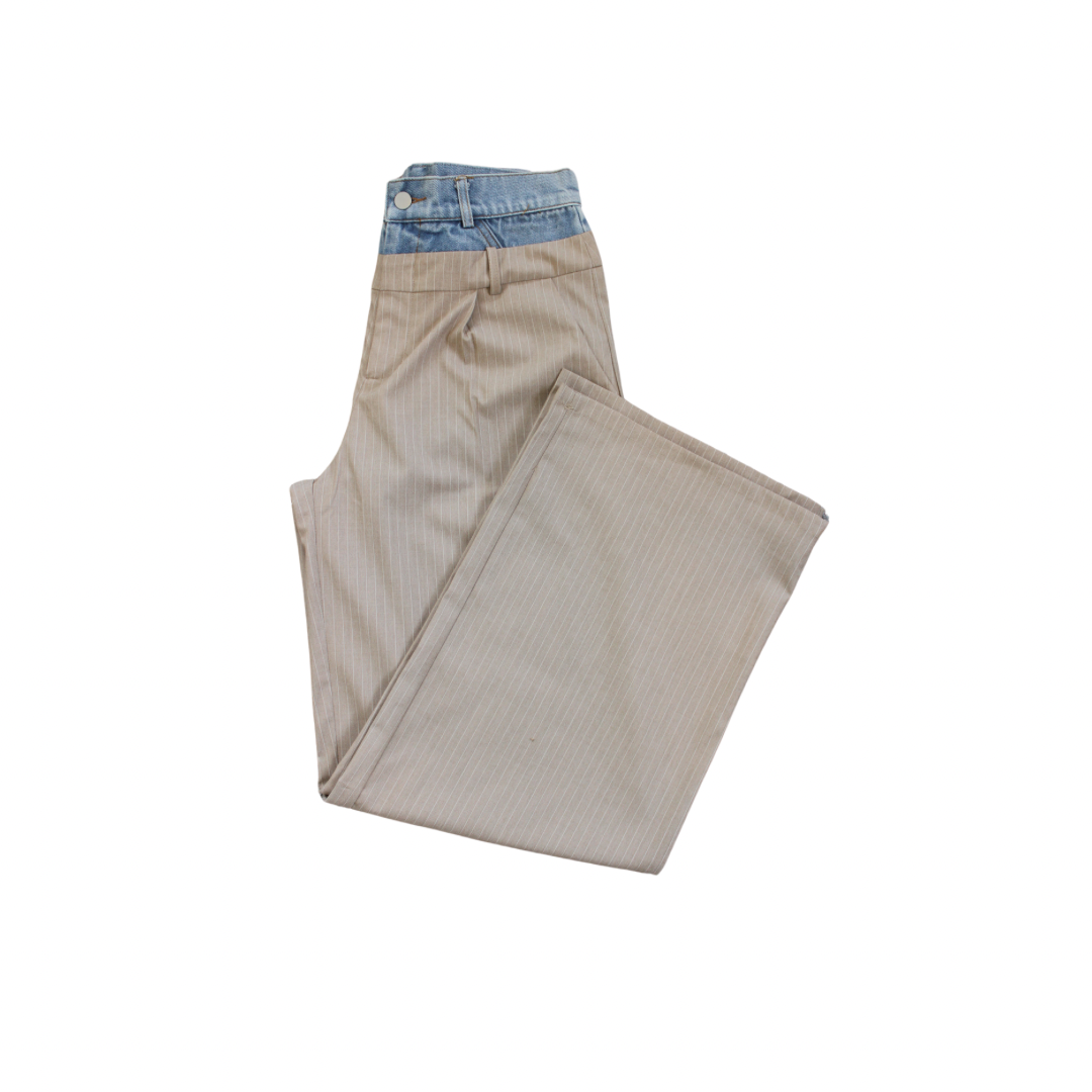 Denim Waistband Trouser
