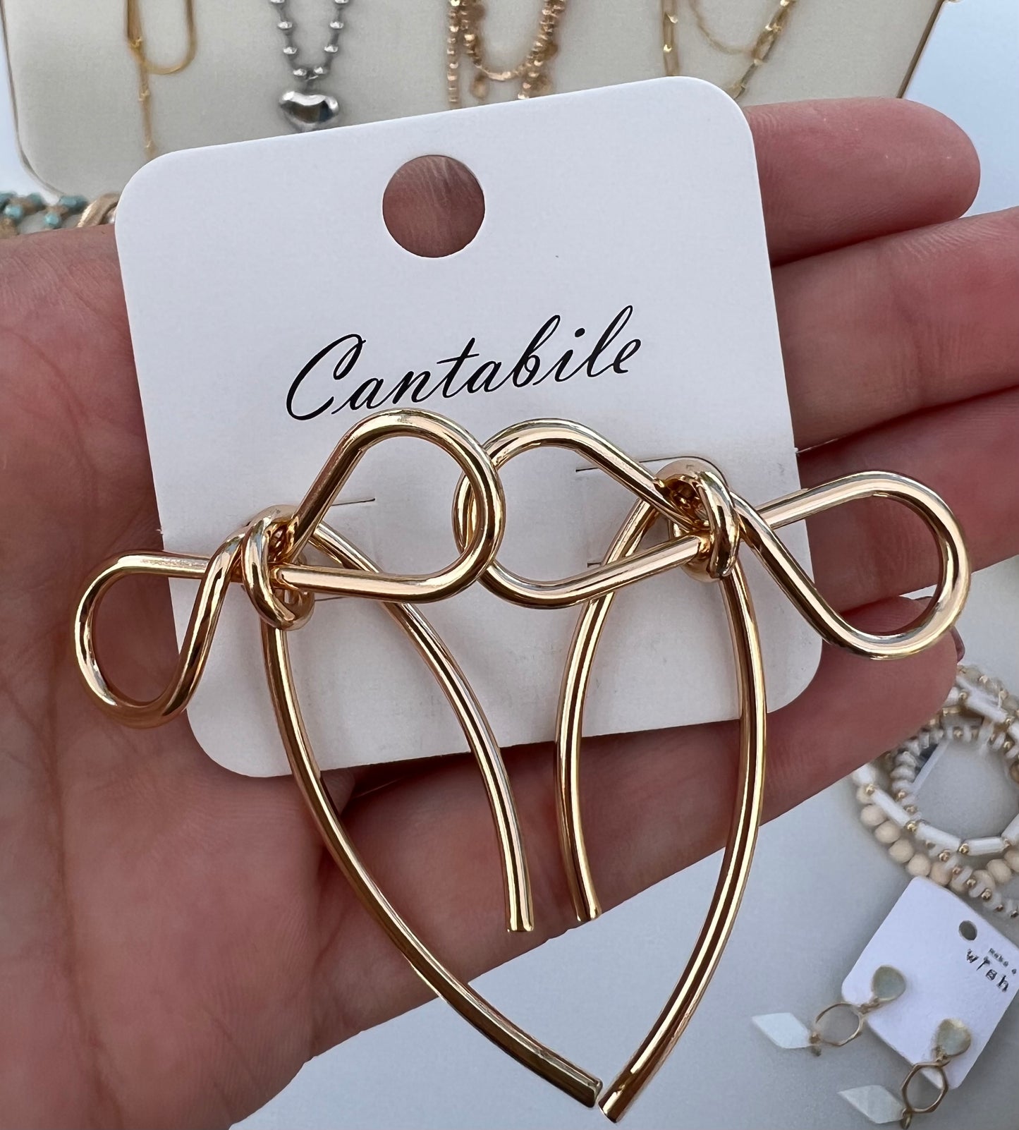 Ribbon Bow Earrings
