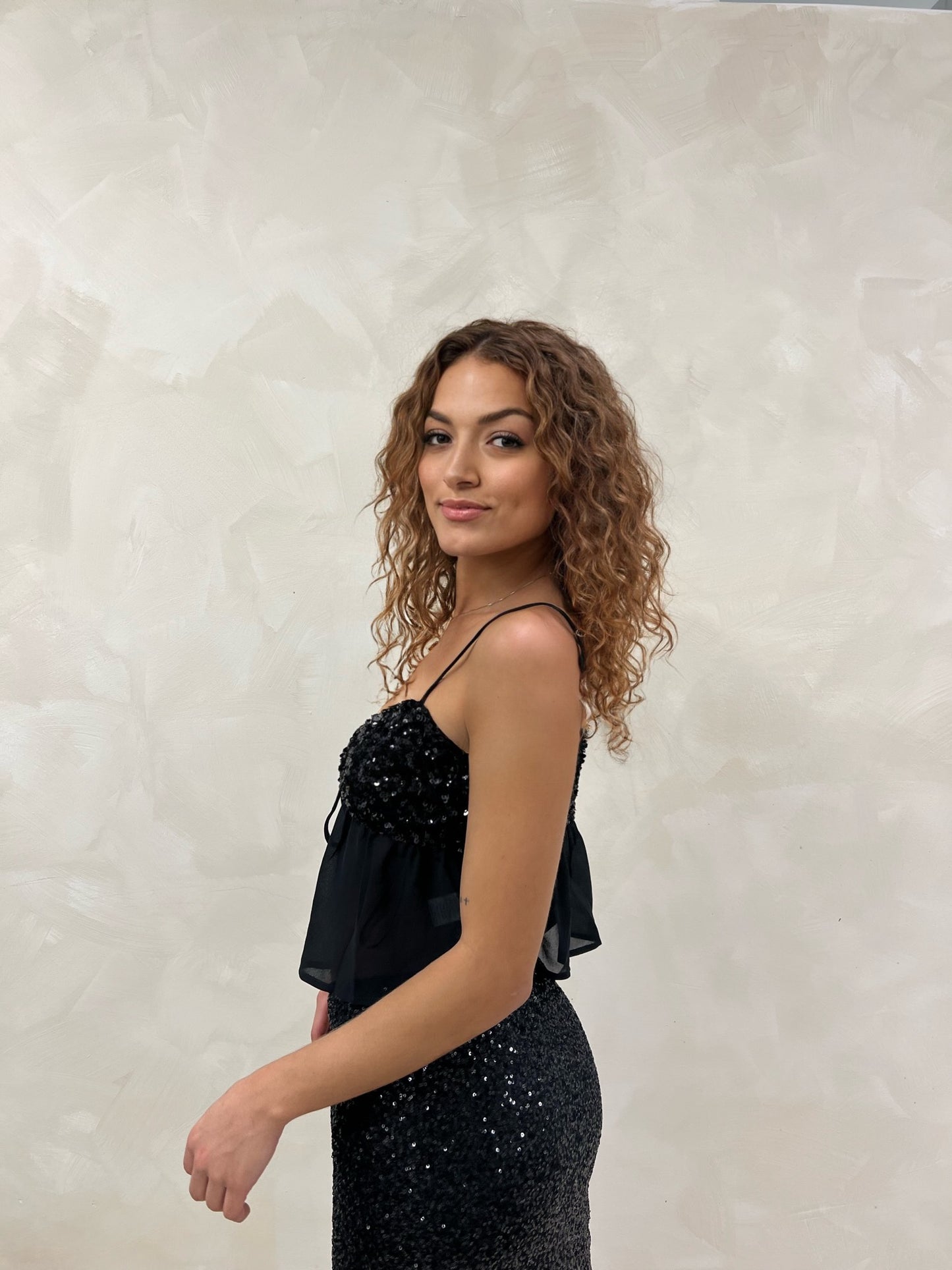 Drew Sequin Top