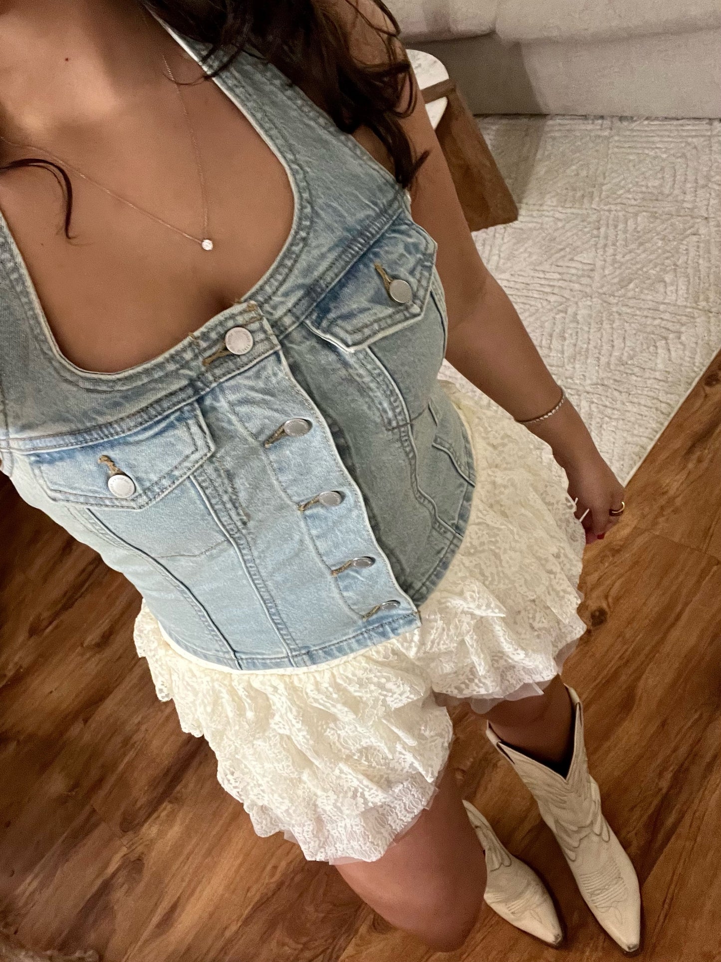 Lace Mini Shorts