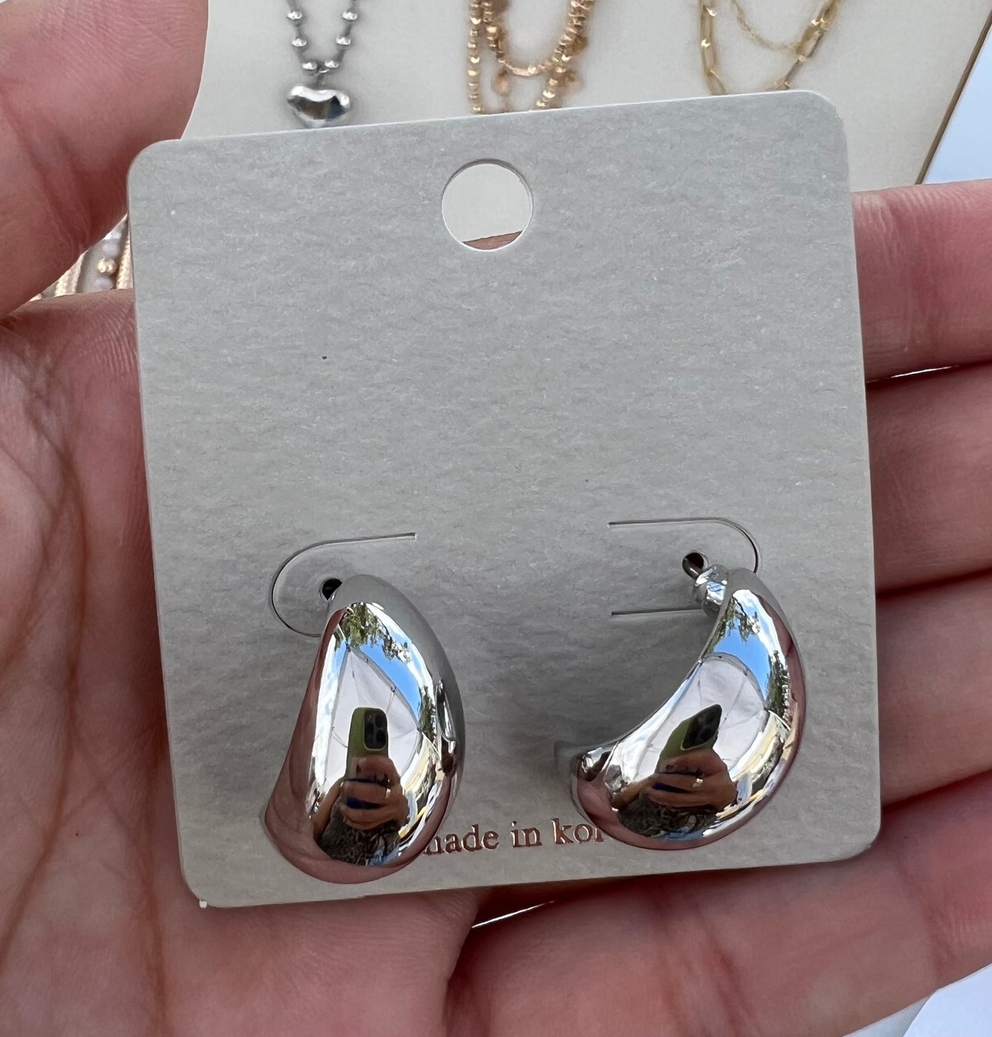 Round Dome Earring