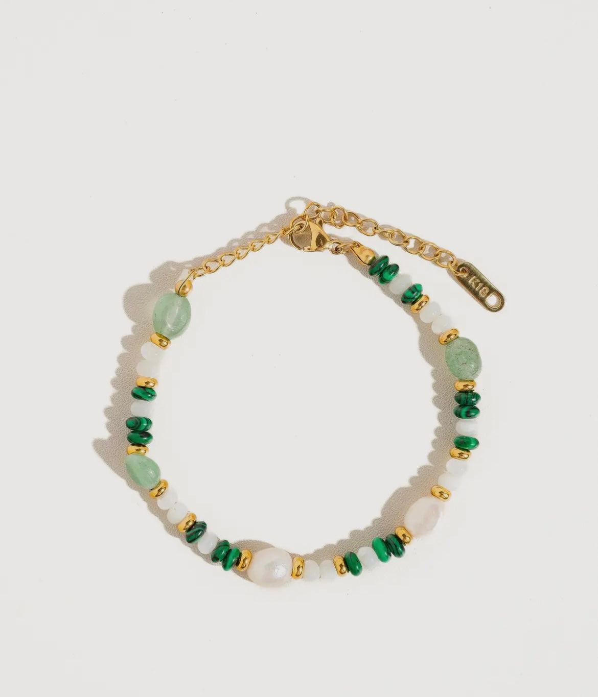 Green Beaded Bracelet