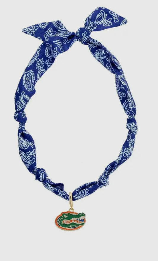 Gator Bandana Necklace