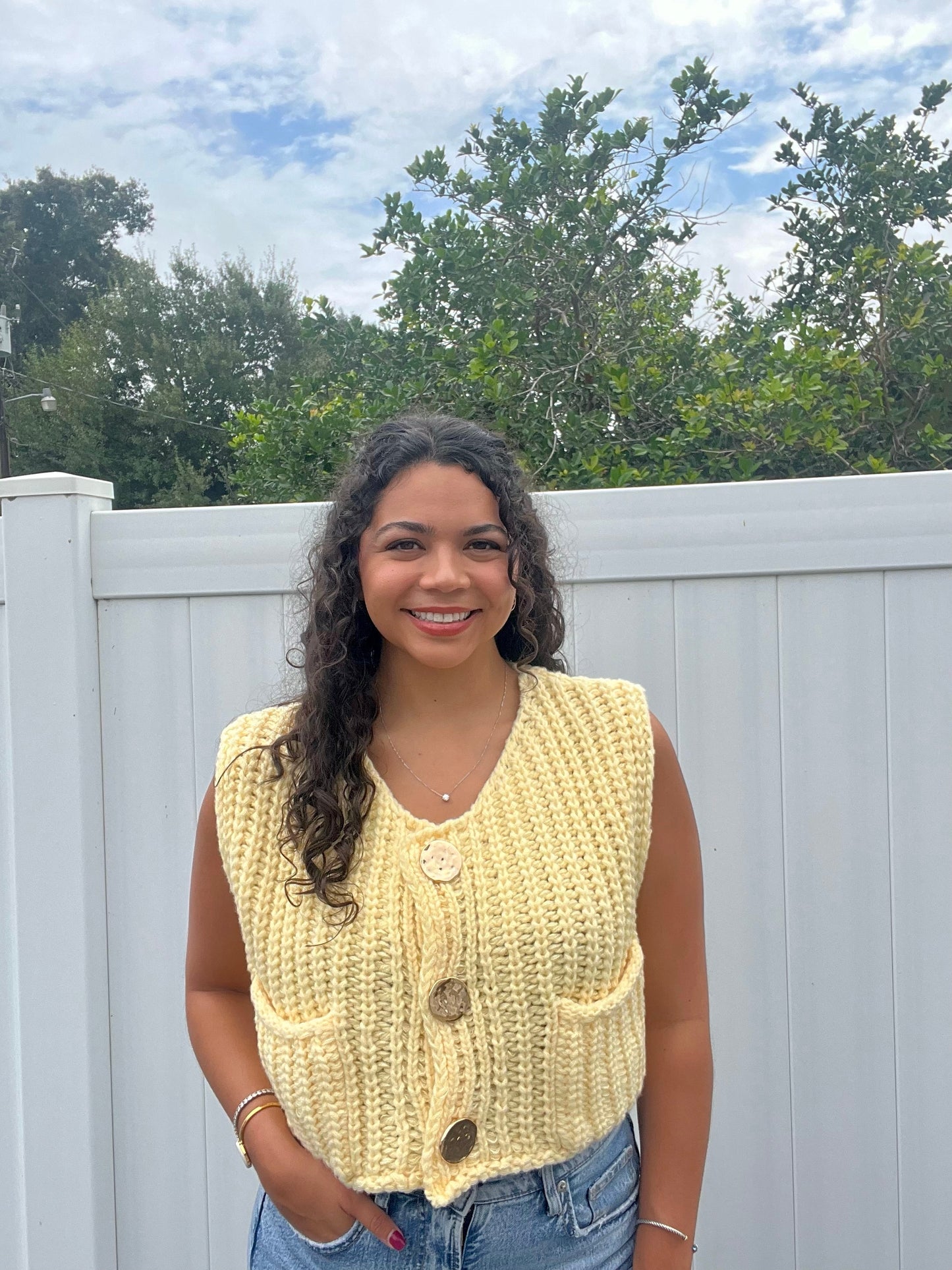 Goldenrod Sweater Vest
